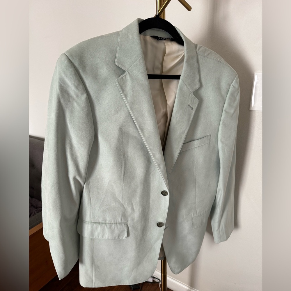 NWT Jos A Bank sports coat mint with cream lining